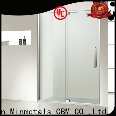 CBM bathroom glass door supplier for decorating