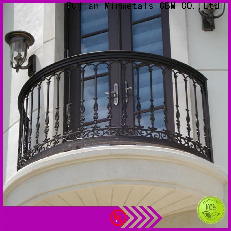 CBM decorative wrought iron fence from manufacturer for construstion