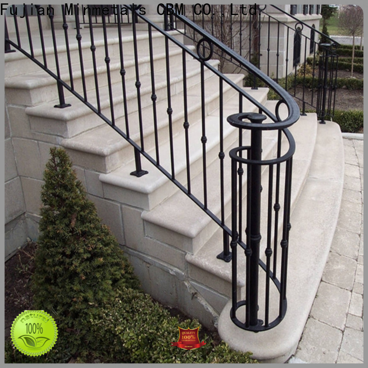 CBM iron handrail certifications for mansion