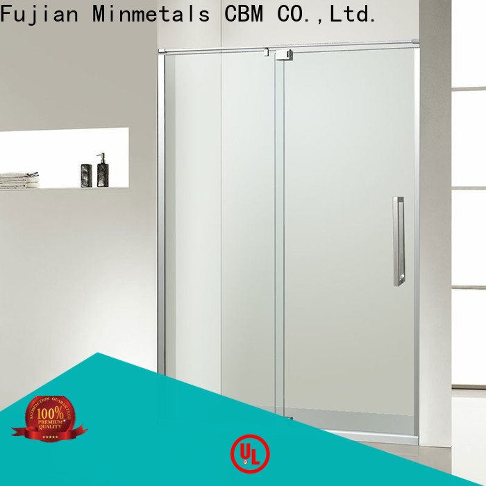 CBM bathroom glass door owner for flats