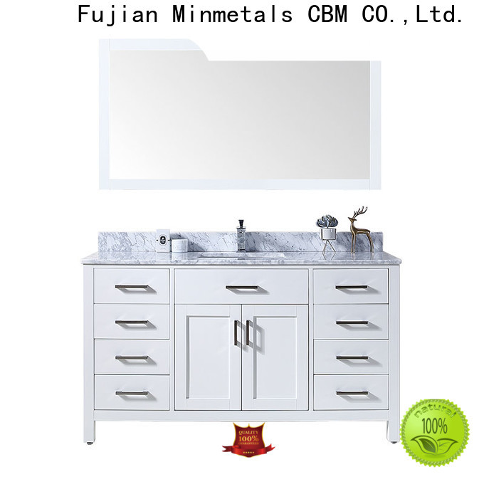 CBM bathroom vanity cabinets factory for flats