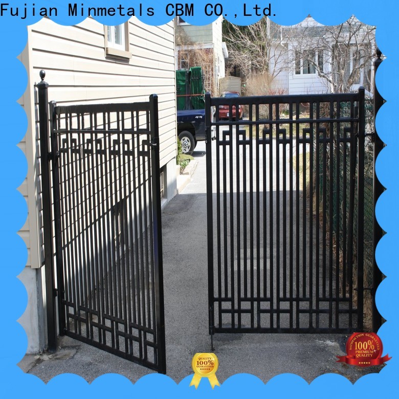 stable modern iron doors factory price for flats