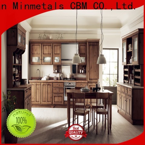 CBM quality cherry wood kitchen cabinets factory for holtel