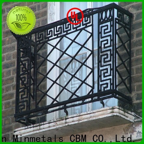 CBM iron balcony railing at discount for holtel
