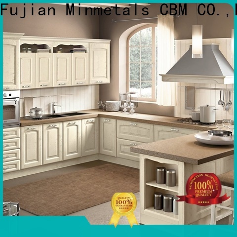 CBM quality all wood kitchen cabinets manufacturer for apartment