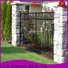 best wrought iron garden fence panels factory price for flats