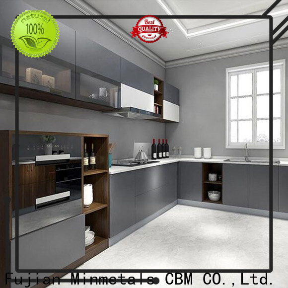 CBM contemporary kitchen cabinets free design for flats