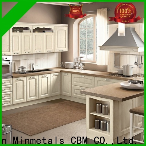 sepcial real wood kitchen cabinets manufacturer for new house
