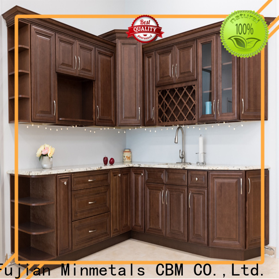 CBM unique dark wood kitchen cabinets check now for construstion