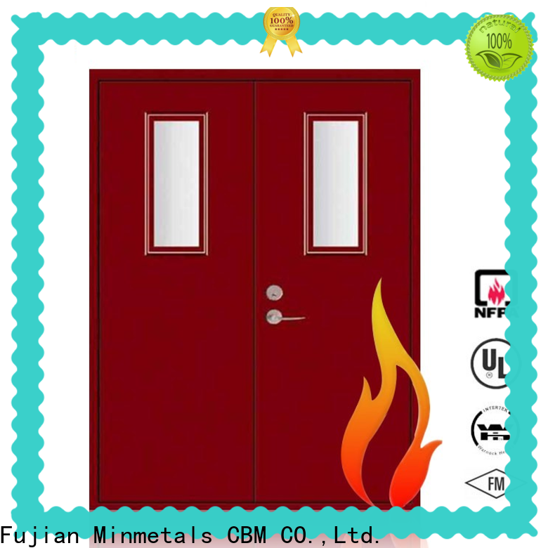 CBM quality commercial steel fire rated doors bulk production for building
