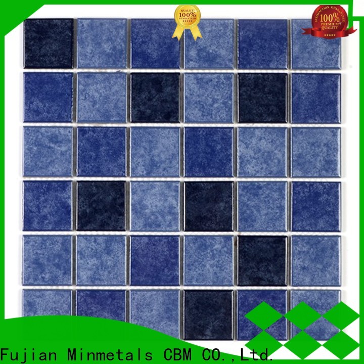 stable blue mosaic tiles bulk production for apartment
