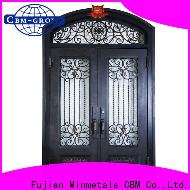 CBM first-rate wrought iron security doors bulk production for holtel