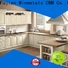 CBM inexpensive light wood kitchen cabinets for wholesale for decorating