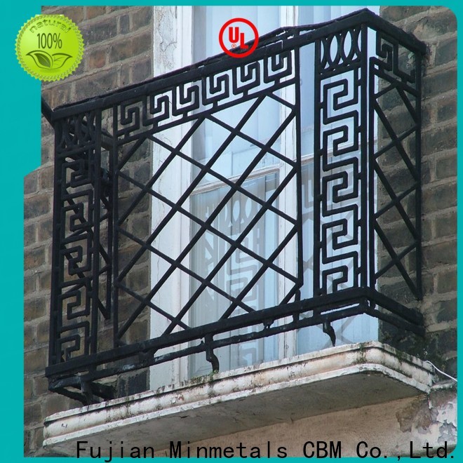 CBM hot-sale black wrought iron fence at discount for decorating