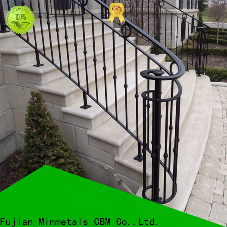 CBM wrought iron stair railings interior for wholesale for building