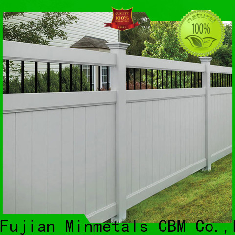 CBM pvc picket fence wholesale for holtel