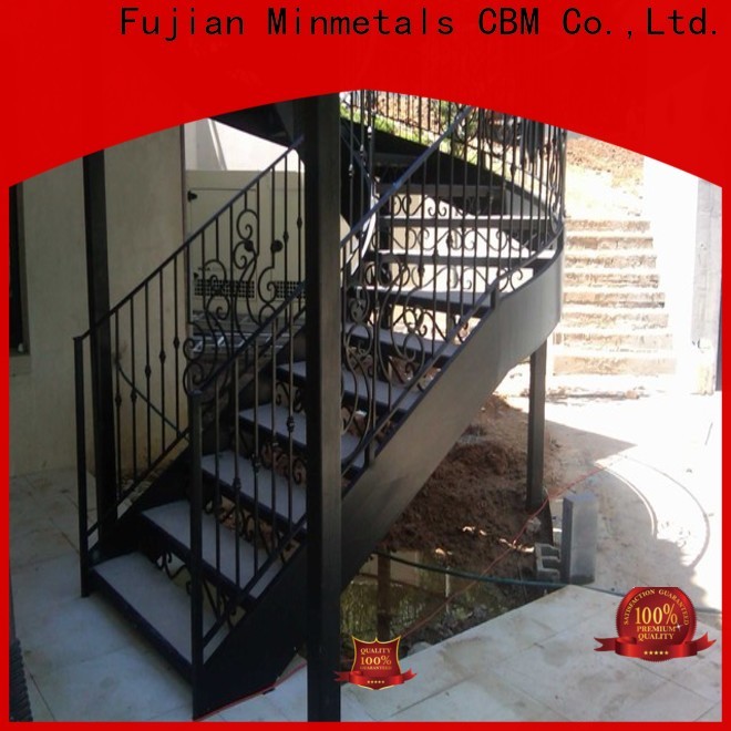CBM bulk outdoor iron staircase at discount for apartment