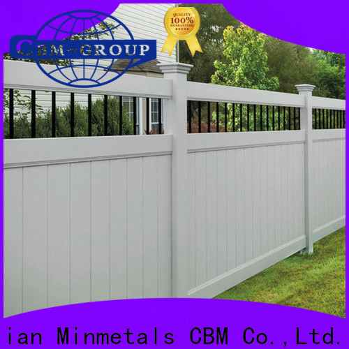 CBM pvc picket fence buy now for construstion
