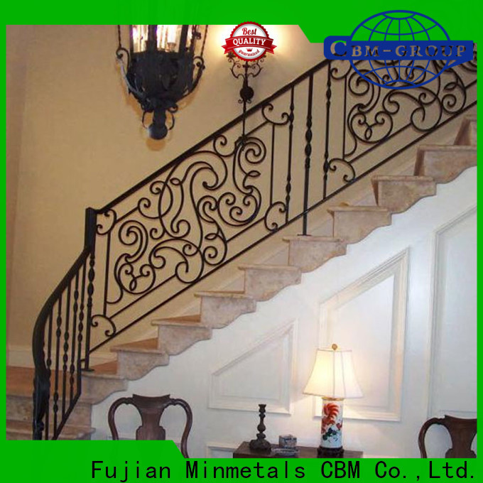 CBM new-arrival wrought iron handrail factory price for flats
