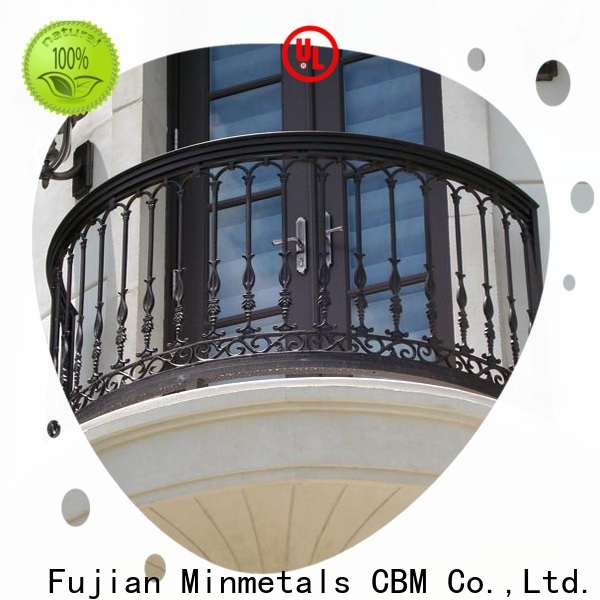 CBM wrought iron garden fence panels for wholesale for flats