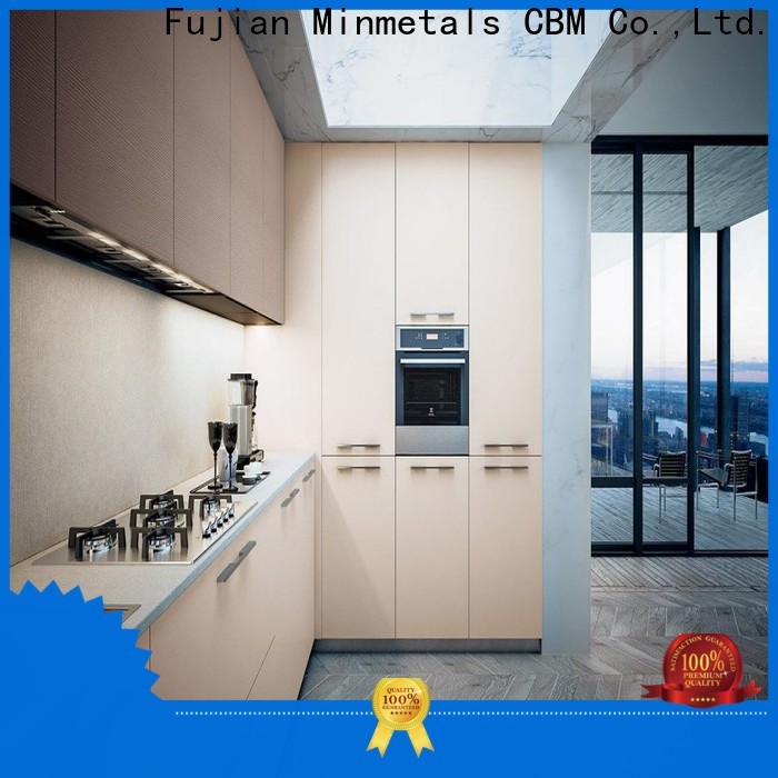 CBM pvc kitchen cupboards producer for apartment