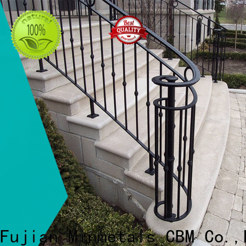 popular wrought iron stair railings interior China supplier for mansion