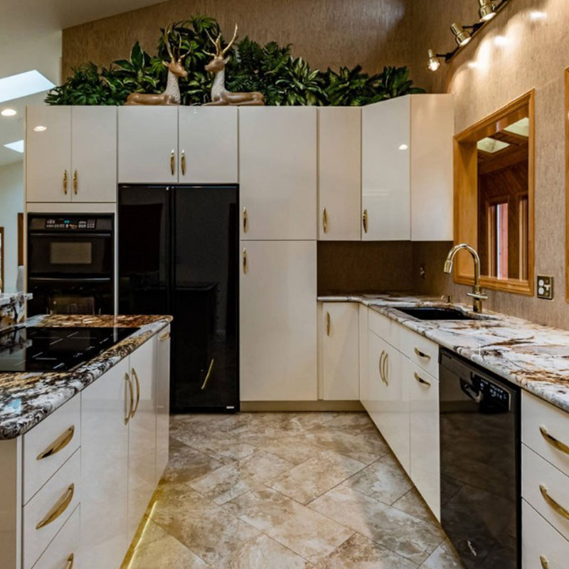 CBM contemporary kitchen cabinets free design for flats-1