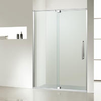 Prefab glass free standing Shower room glass door CBM -JP204 