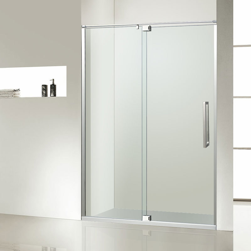 Puerta de gancho de ducha independiente de cristal prefabricado CBM -JP204