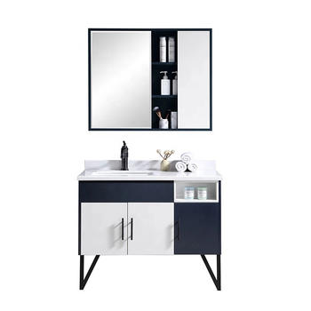 Hot selling modern furniture PVC bathroom cabinet Customized Antique Bathroom Vanity Cheap design