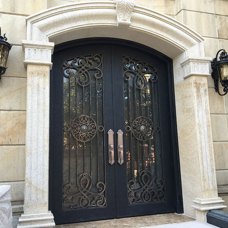 quality iron front doors from manufacturer for building-2