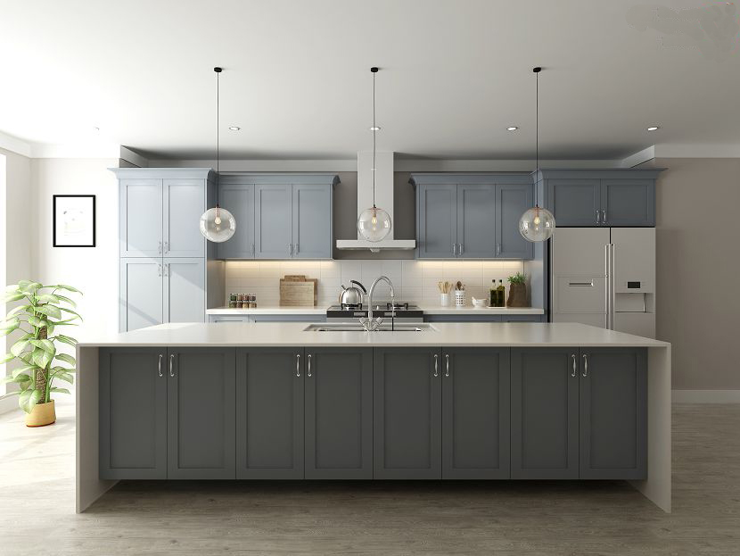 Customized Modern home furniture wood kitchen cabinet set