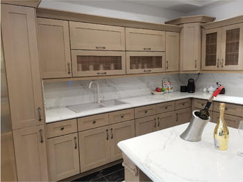 Customized Modern home furniture wood kitchen cabinet set