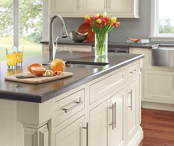 European standard double sided kitchen cabinets shaker style