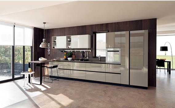 CBM modern kitchen cabinets certifications for apartment-1