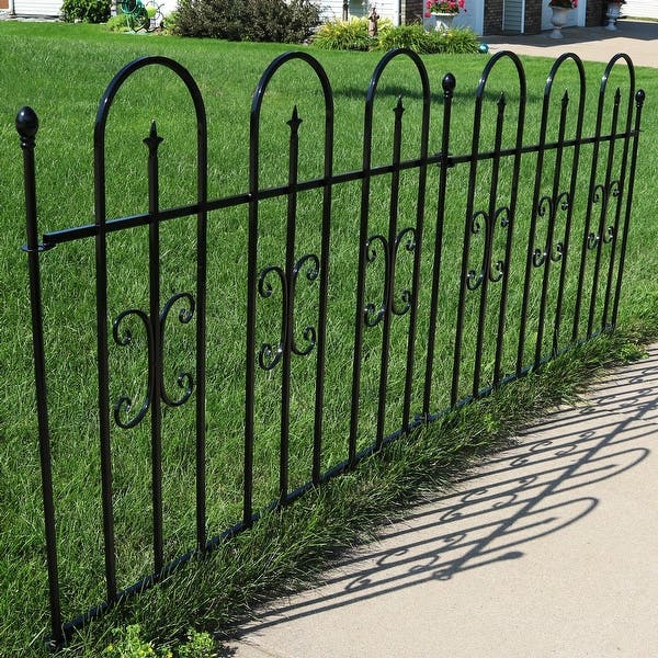 best decorative wrought iron fence bulk production for housing-2