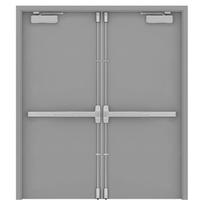 UL Listed FireProof Resistant Double Door For Hotel