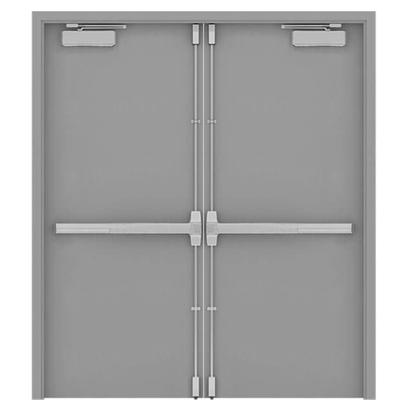 UL Listed FireProof Resistant Double Door For Hotel