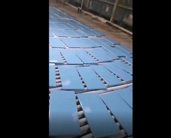 Swimming pool floor tile blue ceramic tile 115x240