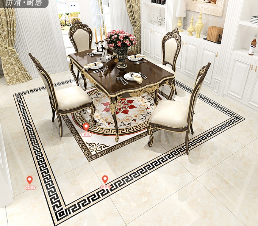 Polished Crystal Porcelain Floor Carpet Tiles 1200x1200 | Cbm