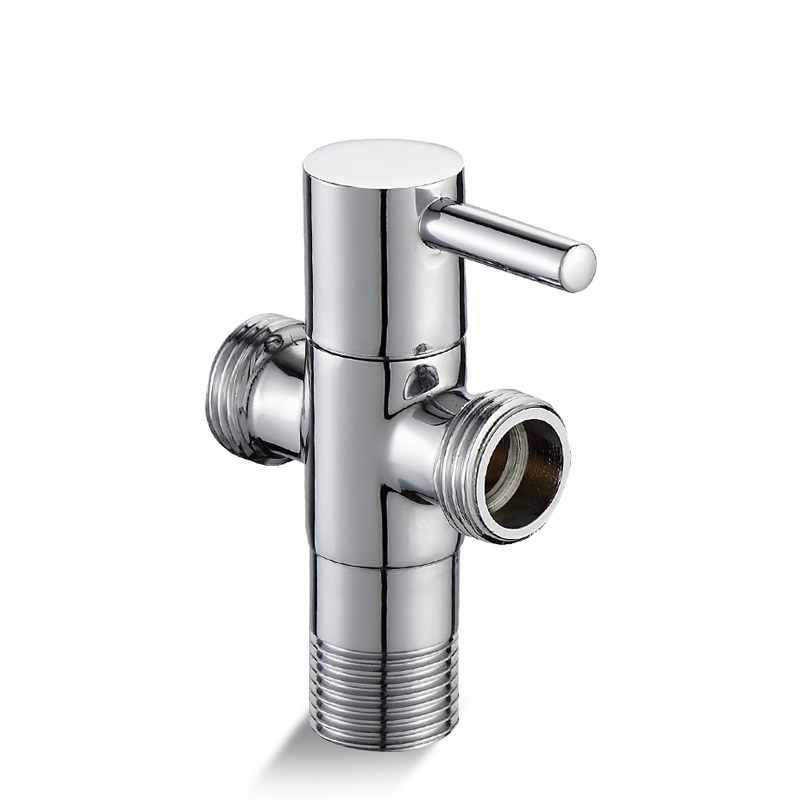 OEM commercial price 90 degree water multi function stainless steel toilet angle valve Stainless Steel brass material