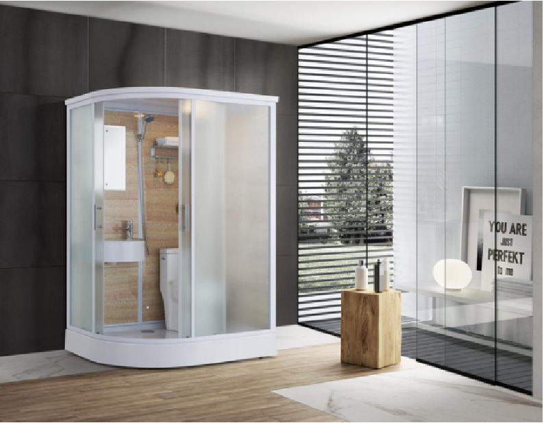 CBM quality frameless shower door manufacturers for new house-2