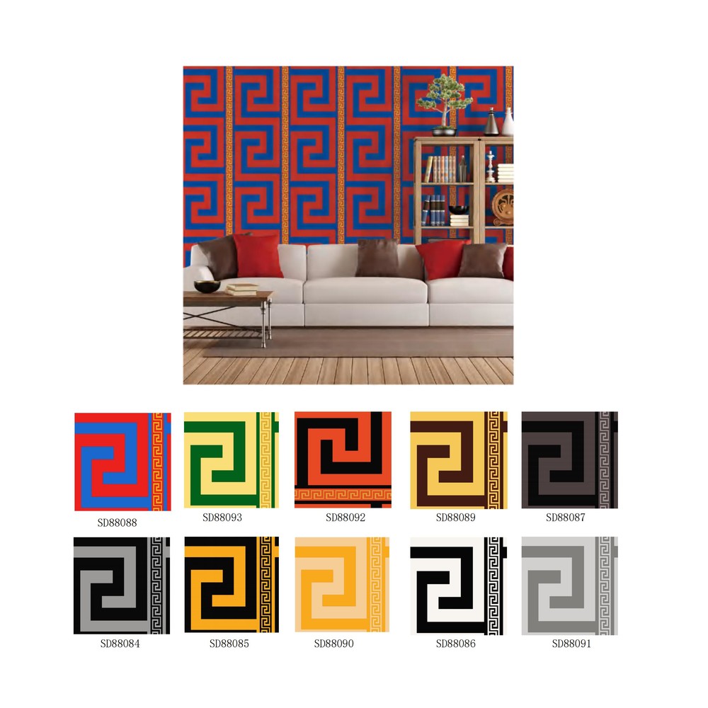 labyrinth design living room background wallpaper