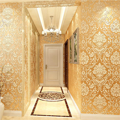 Simple European-style luxury non-woven wallpaper