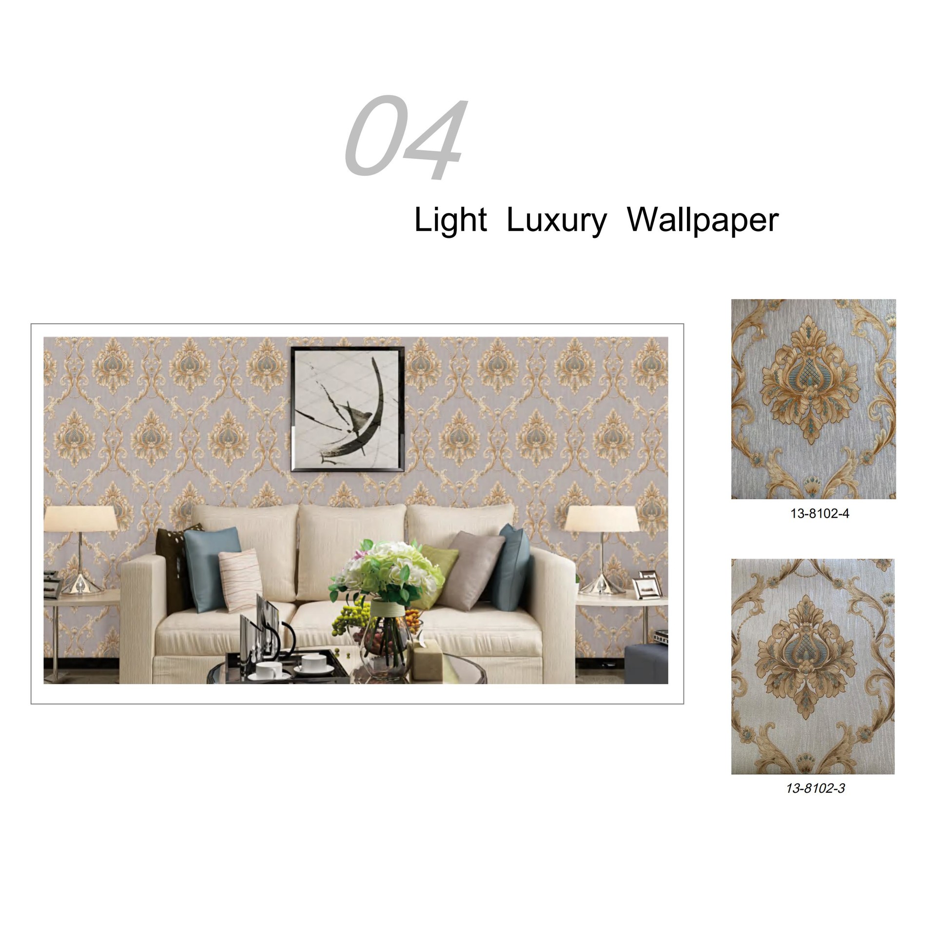 Modern luxury European style wall decoration wallpaper