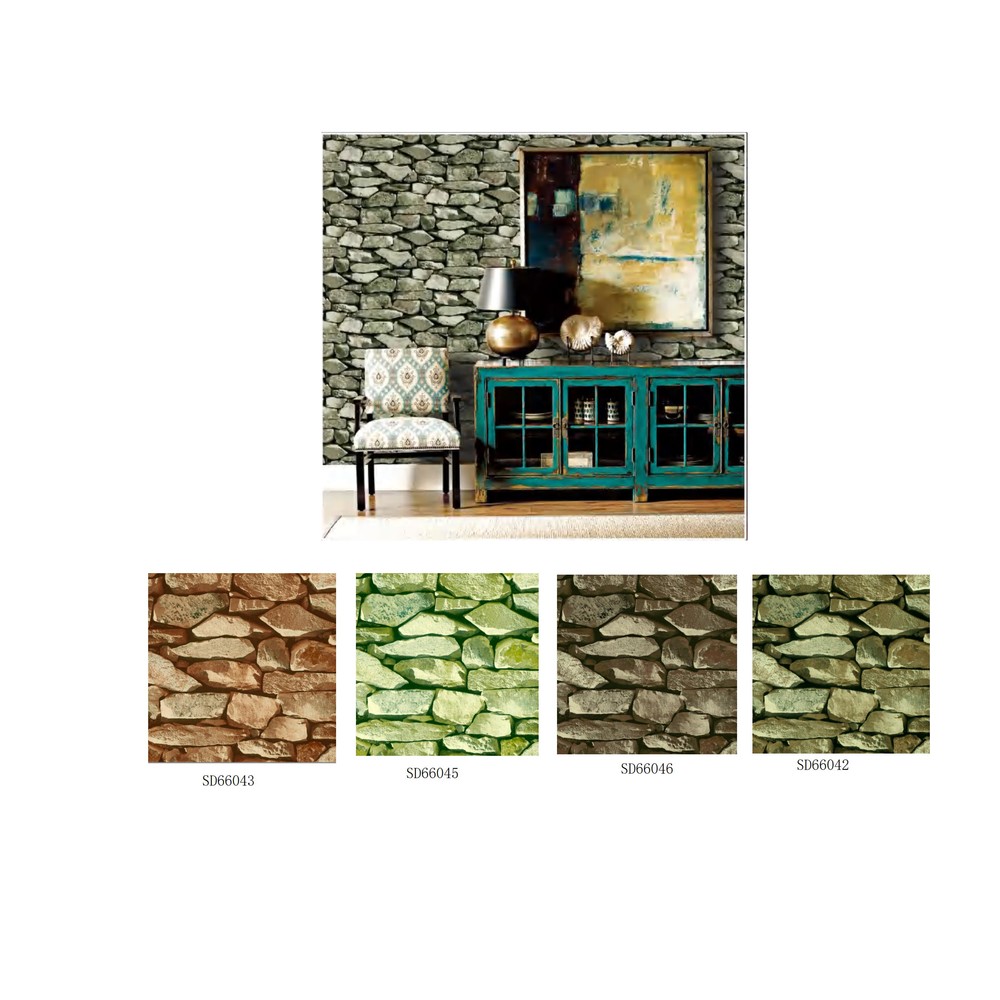 3D brick wallpaper home decoration 3d stone wallpaper