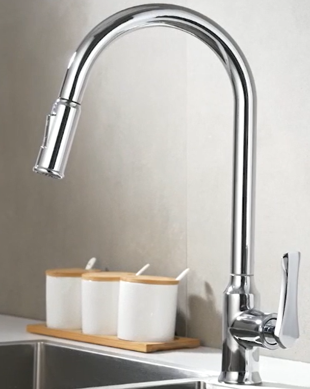 CBM durable single handle kitchen faucet bulk production for flats-1