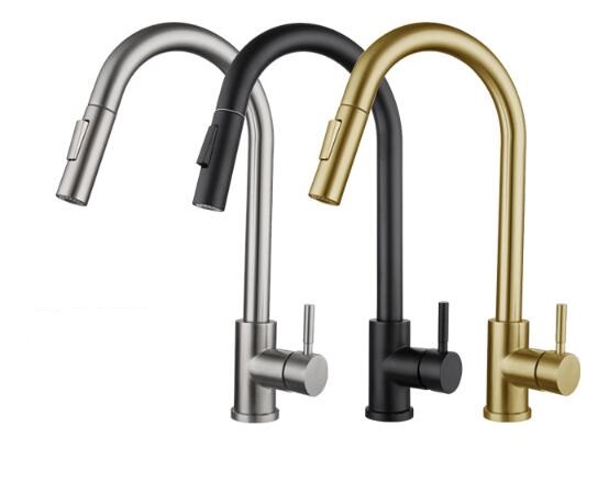CBM new-arrival pull down kitchen faucet factory price for flats-1