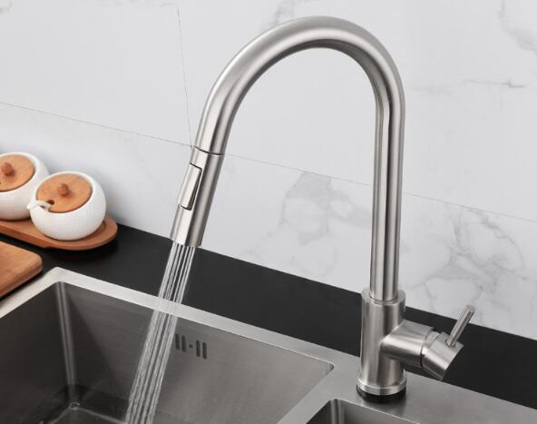 CBM new-arrival pull down kitchen faucet factory price for flats-2