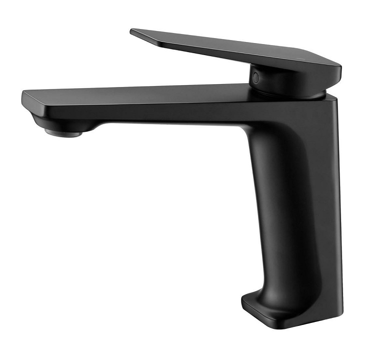 New design hot sale single handle black brass bathroom faucet with high quality silver gold black gun gray CBM-YW90101-4